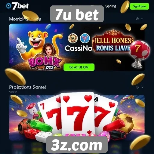 Oferta de jogos disponíveis no 7u bet